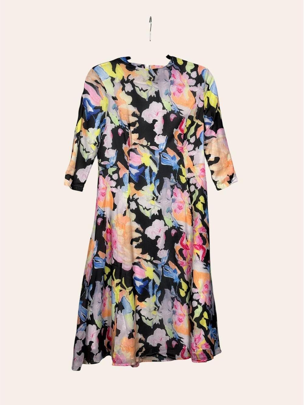 Daniella Faye black Floral Dress